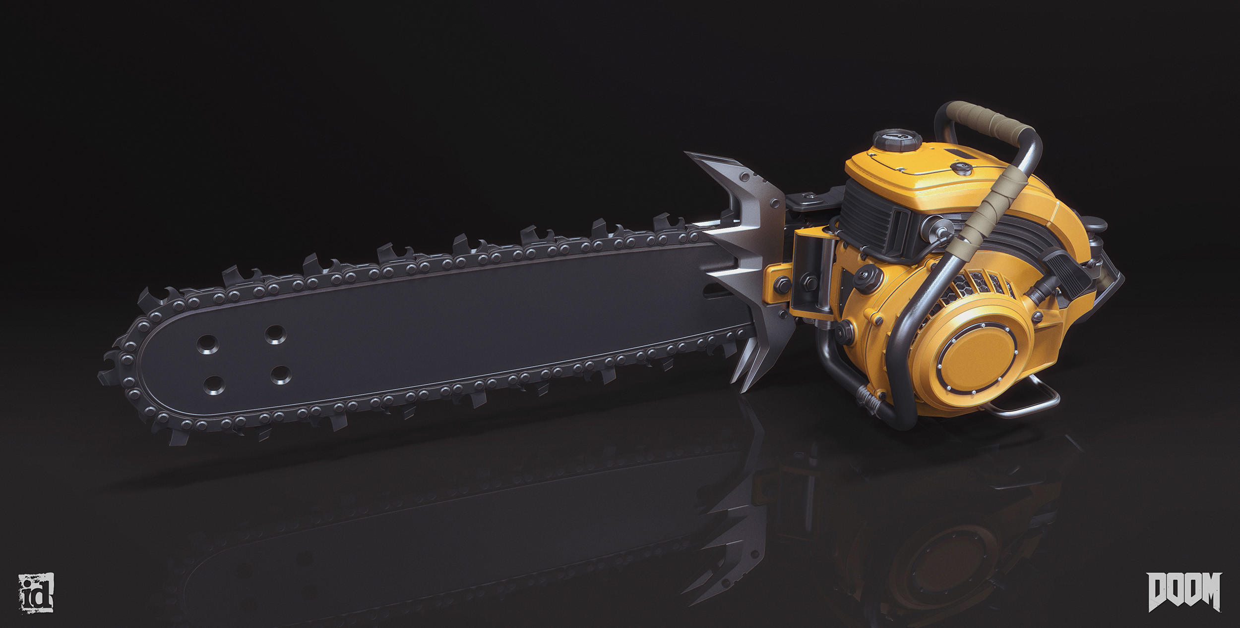 Maplestar chainsaw. Бензопила из дум Этернал.