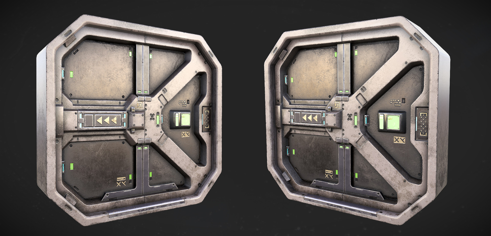 Двери космического корабля открываются