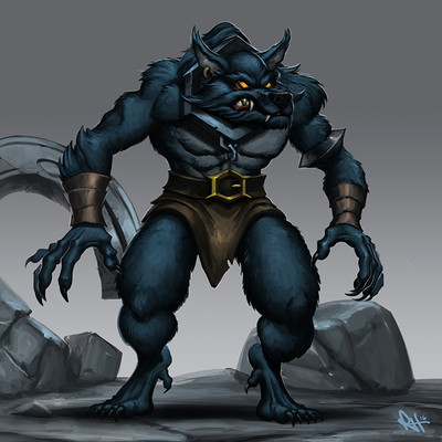 Ryan harasym blue werewolf 3