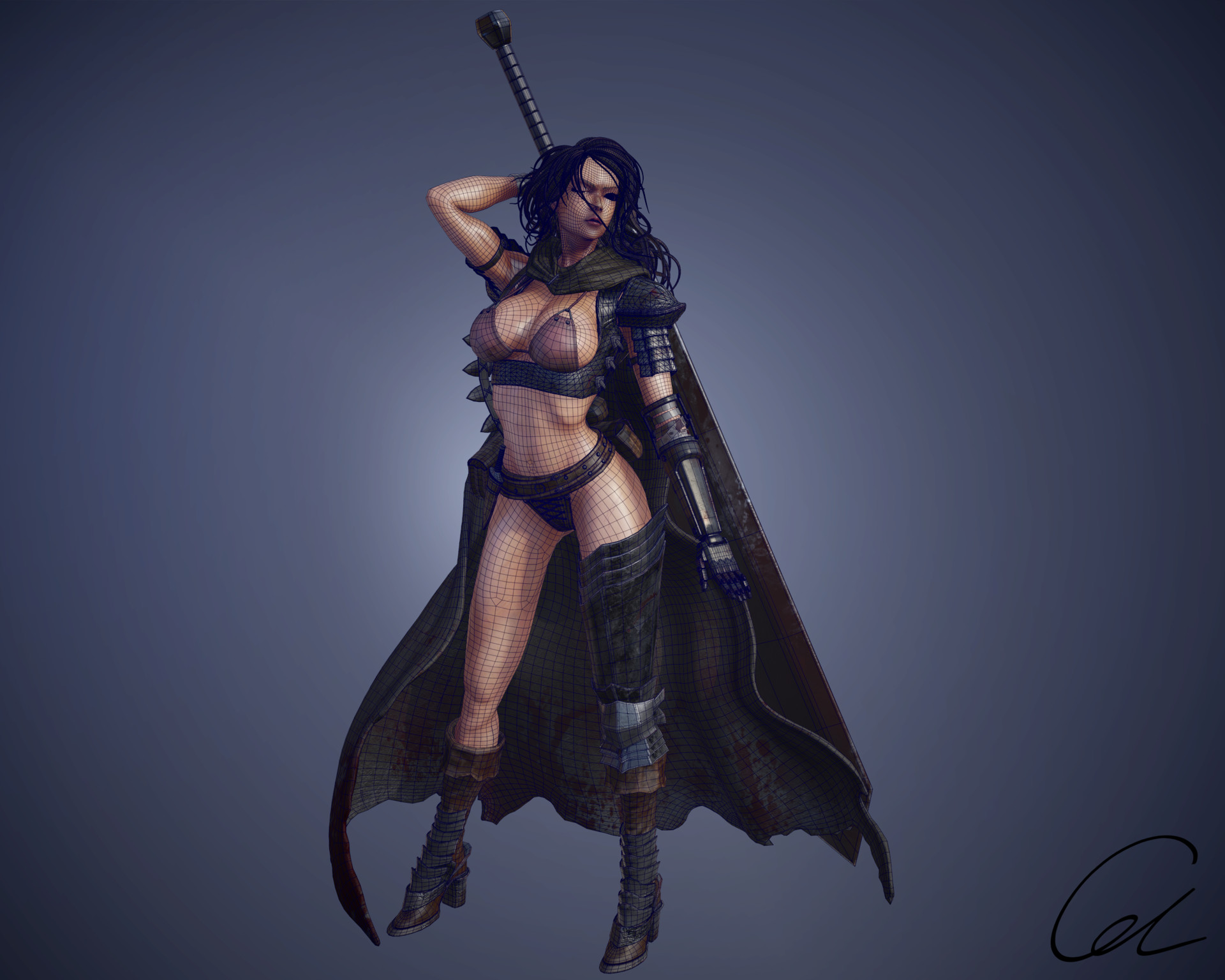 Artstation Guts Female Version Guannan Lu 900 x 1187 jpeg 168 kb. artstation guts female version