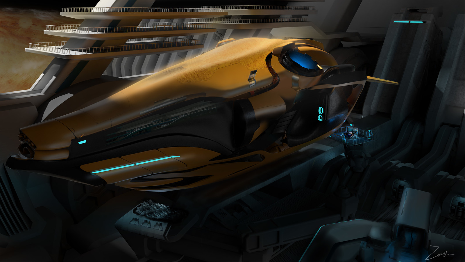 Designing skull shape inspired spaceship