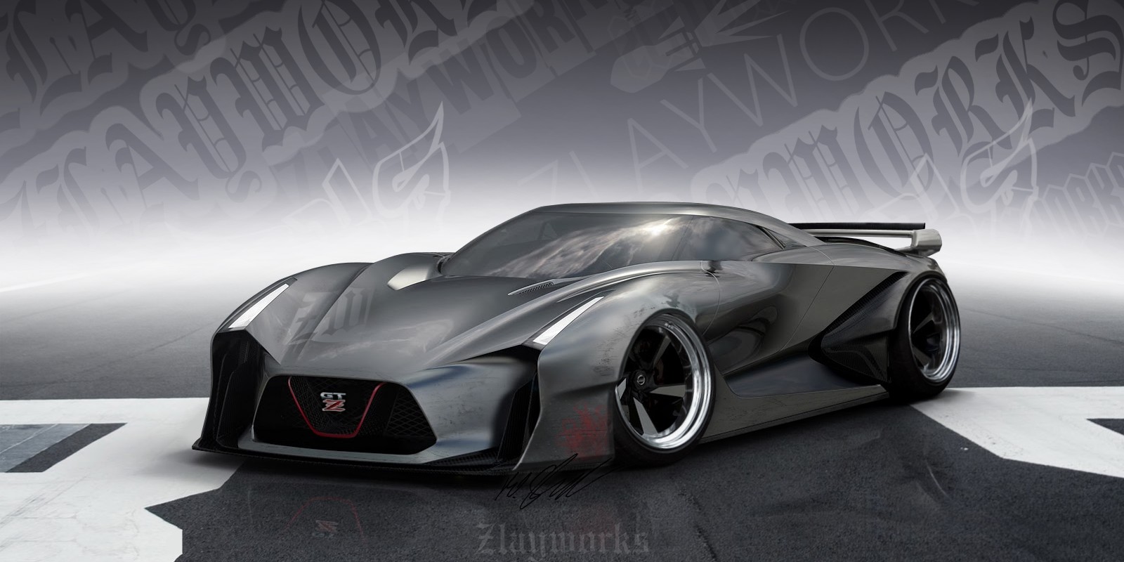 Artstation Nissan Gtr R36 Concept Gtz V2 Mark Stempler