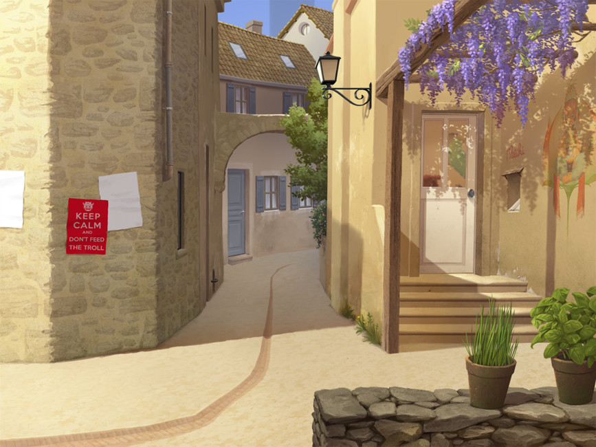 Rue - décor / Street - background
