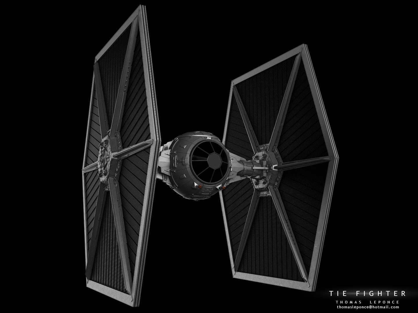 ArtStation - TIE Fighter - Highpoly Version