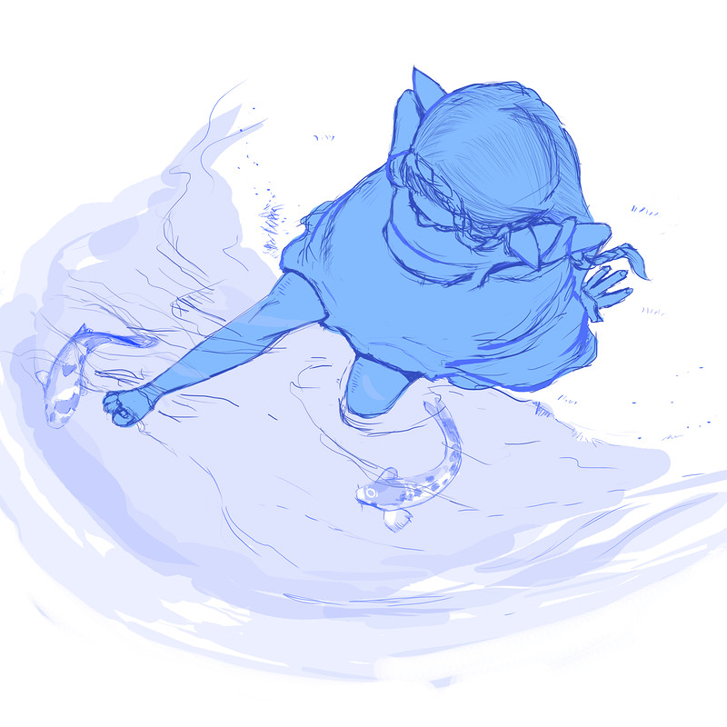Omni in the water