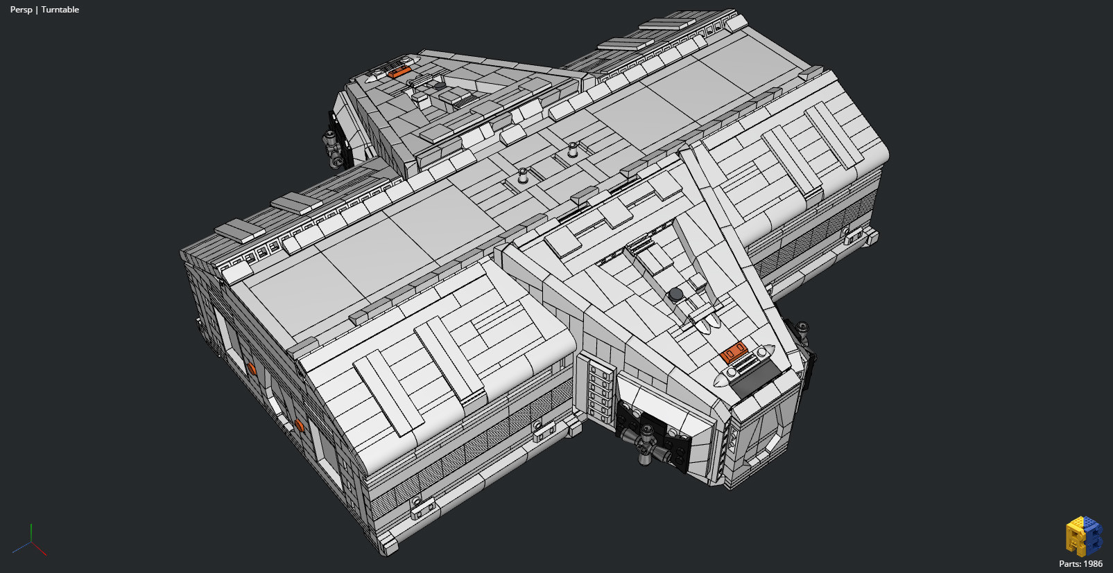 Lego best sale eagle transporter