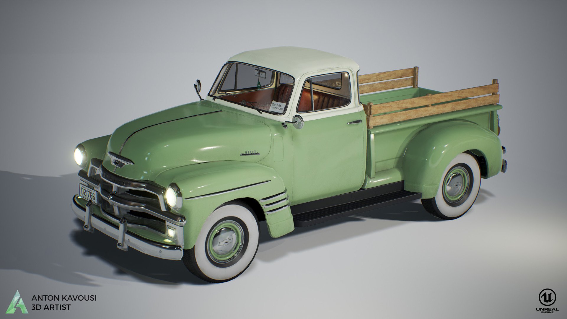 1954 chevy truck diecast model