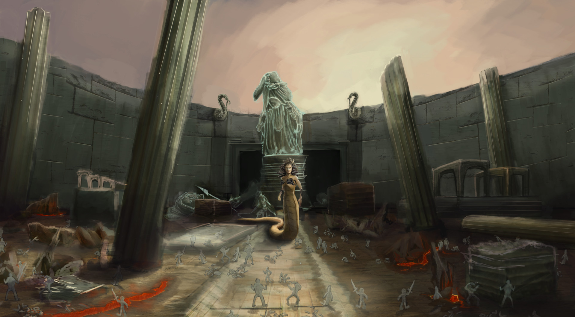 Artstation medusa s lair