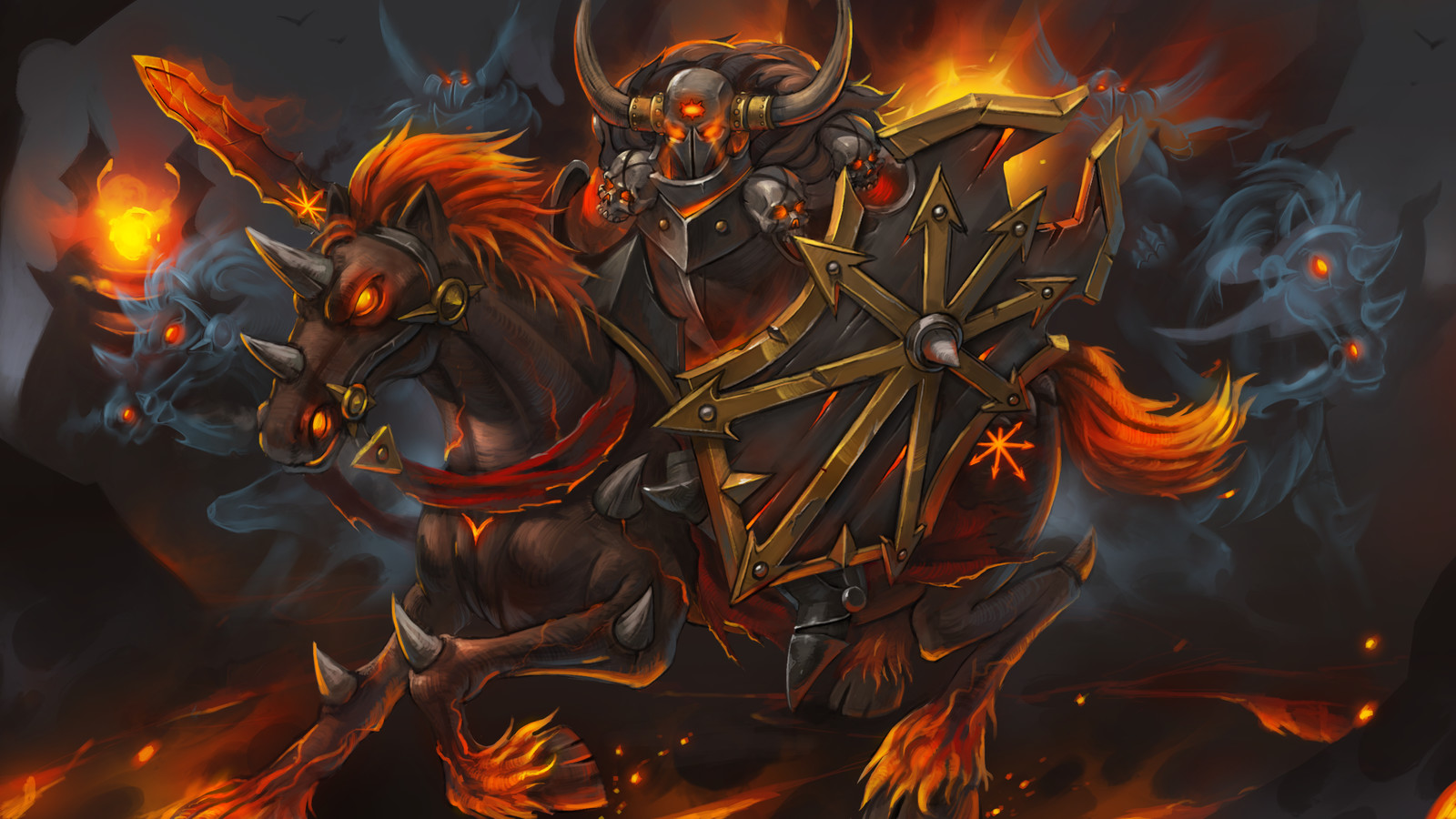 Artstation Dota 2 Chaos Knight Set Archaon Everchosen Warhammer Event Submission Aleksei Grechenyuk,Ultra Hd 4k Wallpaper Pc Pubg