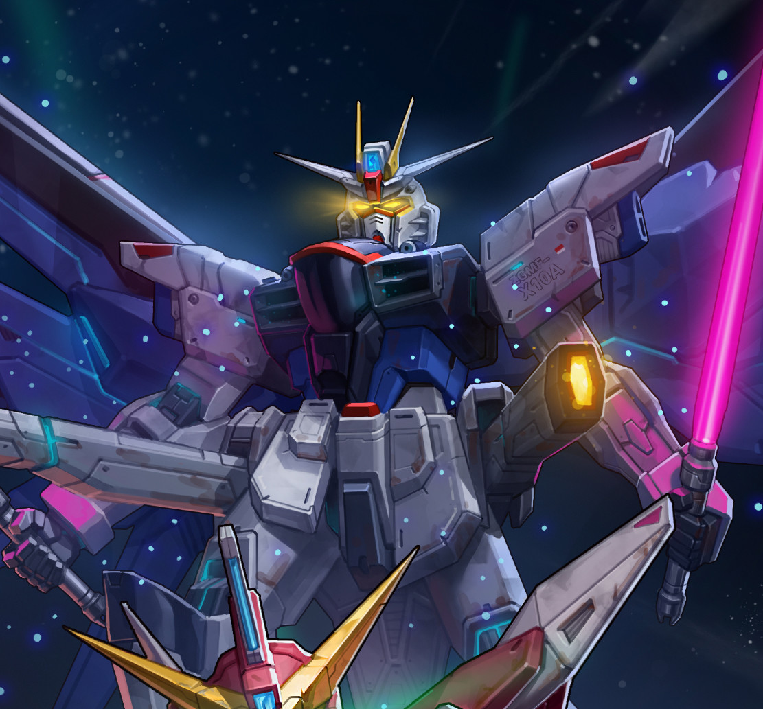 FREEDOM x JUSTICE - Gundam Fans Art.