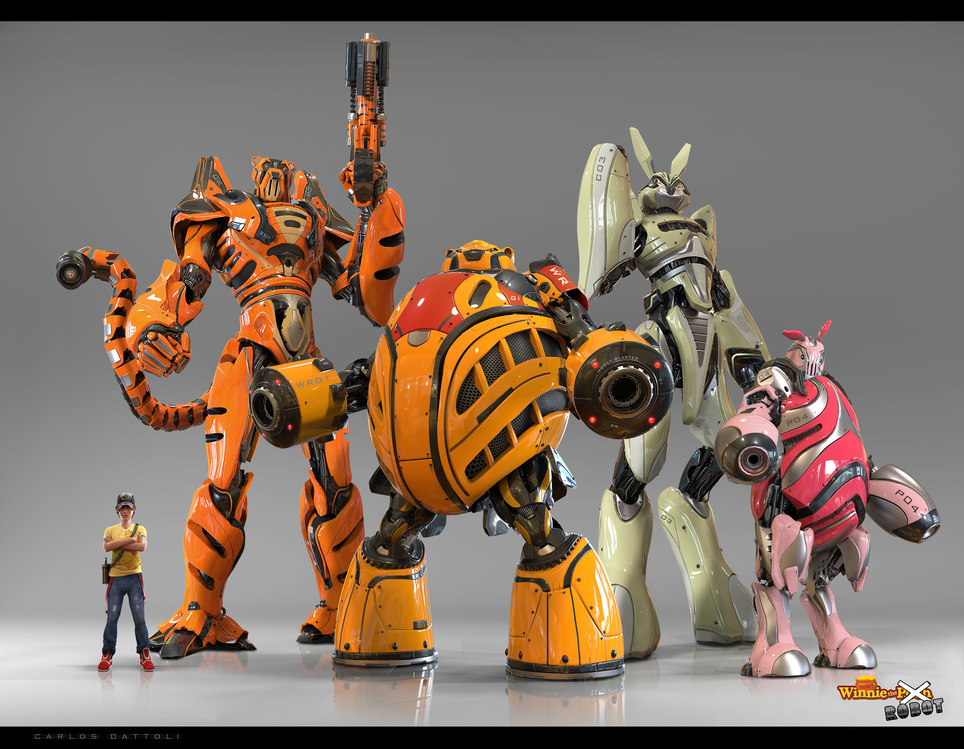 ArtStation Winnie the ROBOT