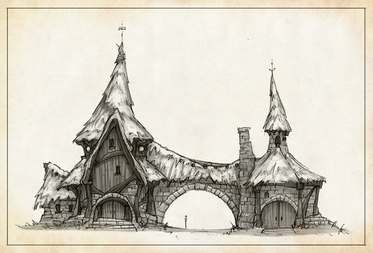 
Рисунок Карандашом Архитектура