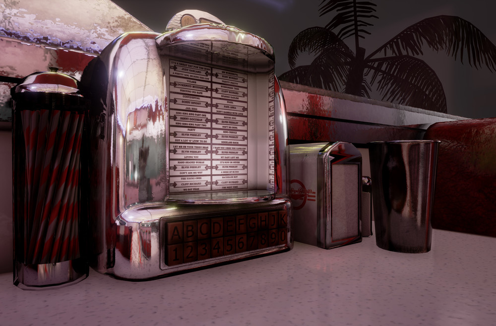 George O'Keeffe - '50s Diner Diorama