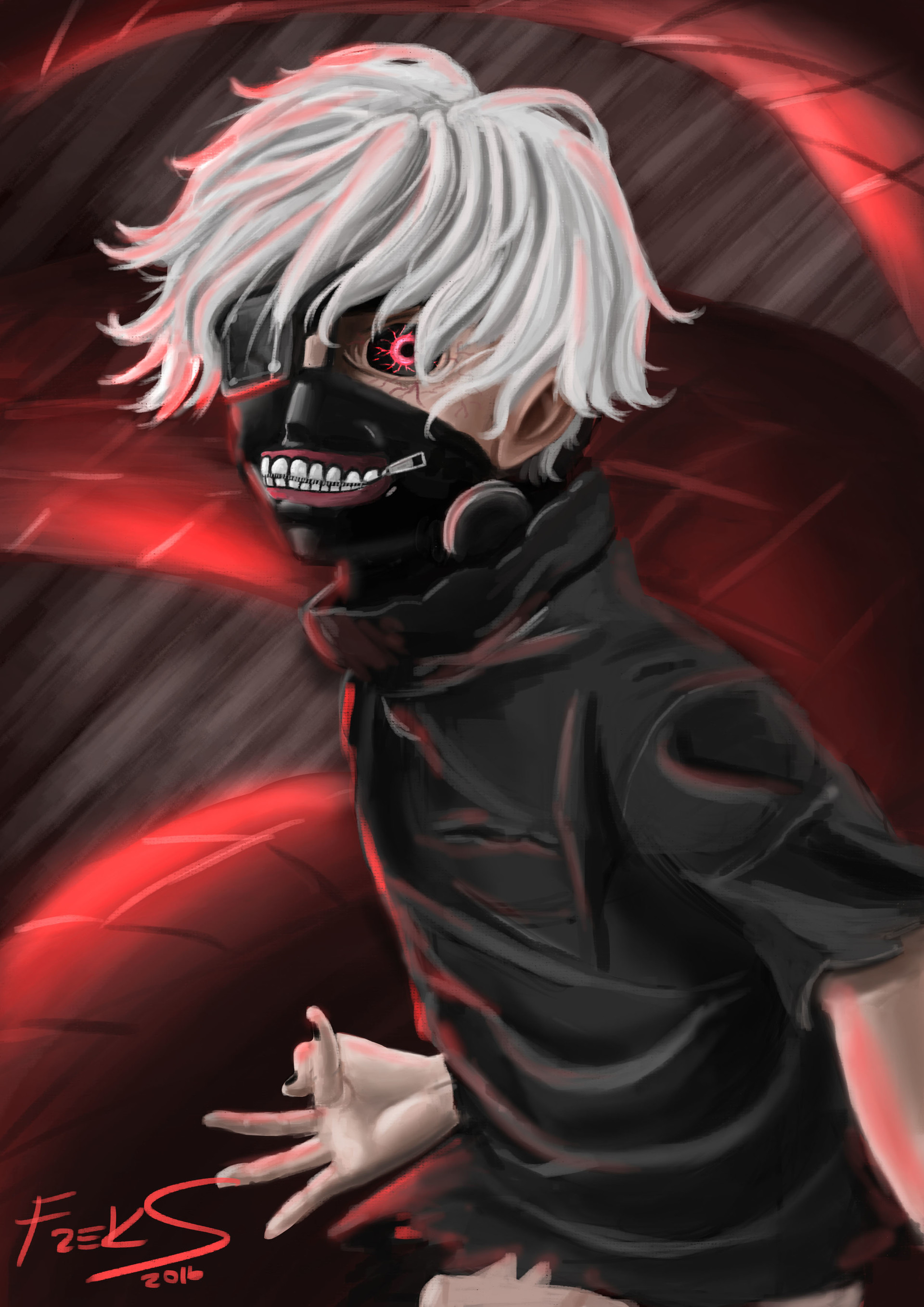 ArtStation - (FanArt) Ken Kaneki - Tokyo Ghoul