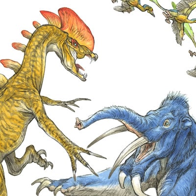 Terryl whitlatch dinosaursaurus vs ginormous color large