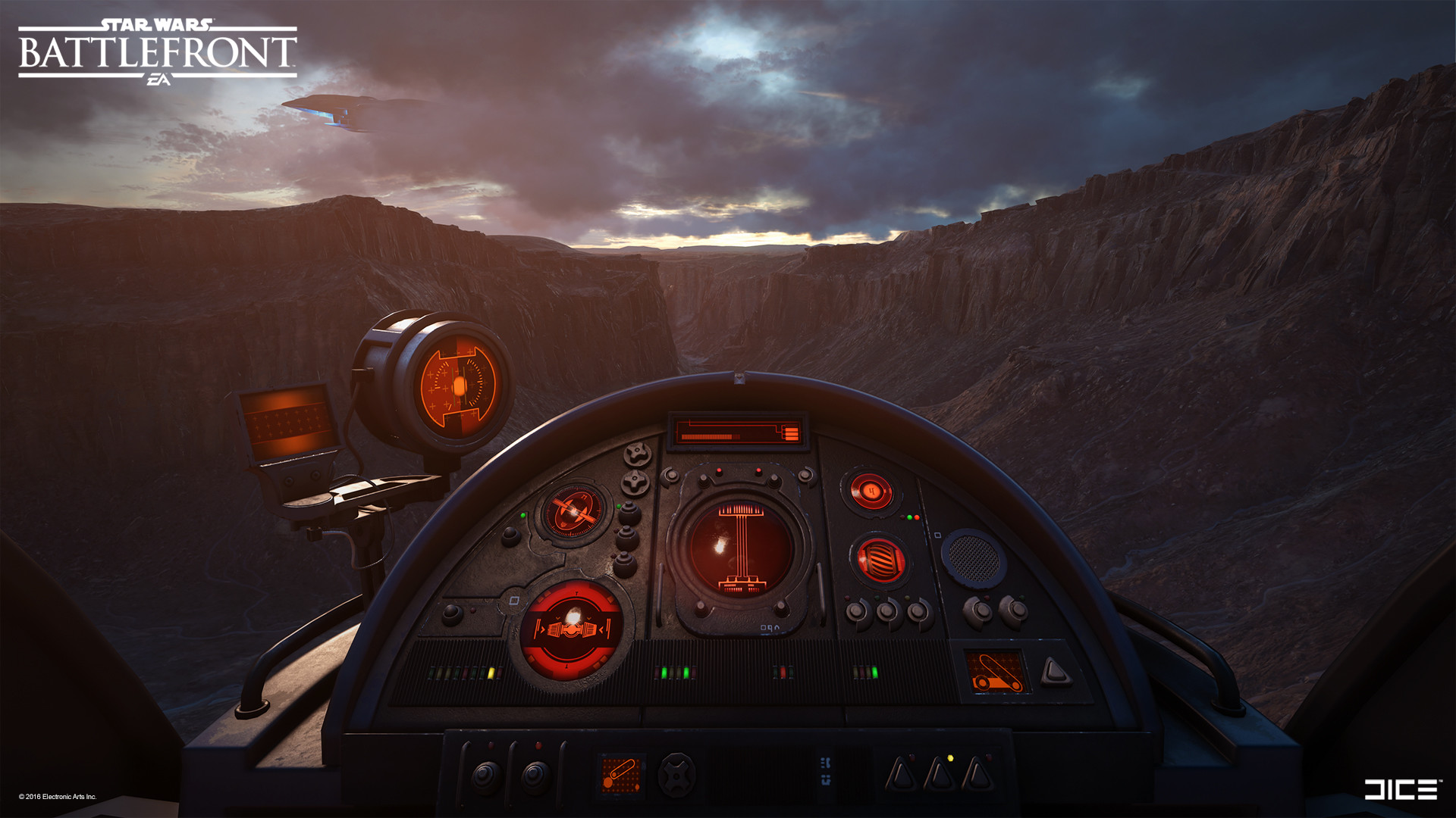 Artstation 2015 Star Wars Battlefront Vehicle Cockpit