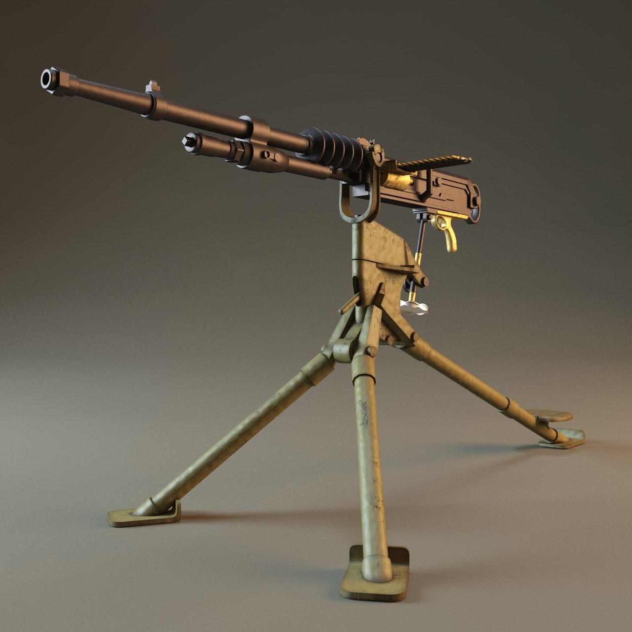 Hleb Bychykhin Hotchkiss Machine Gun M1914