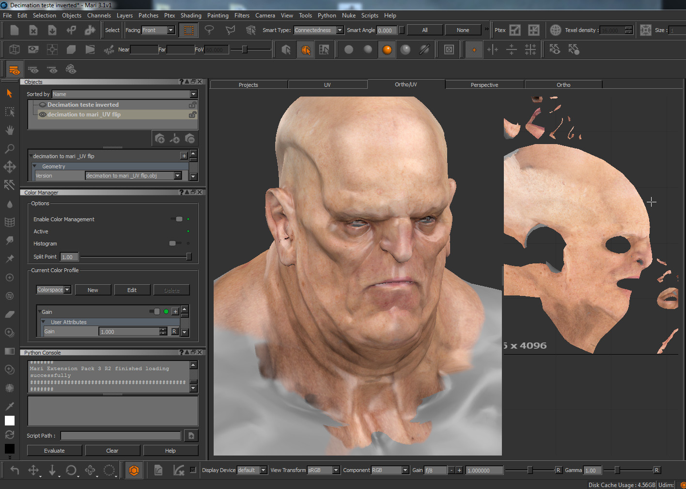 Texturing in Mary