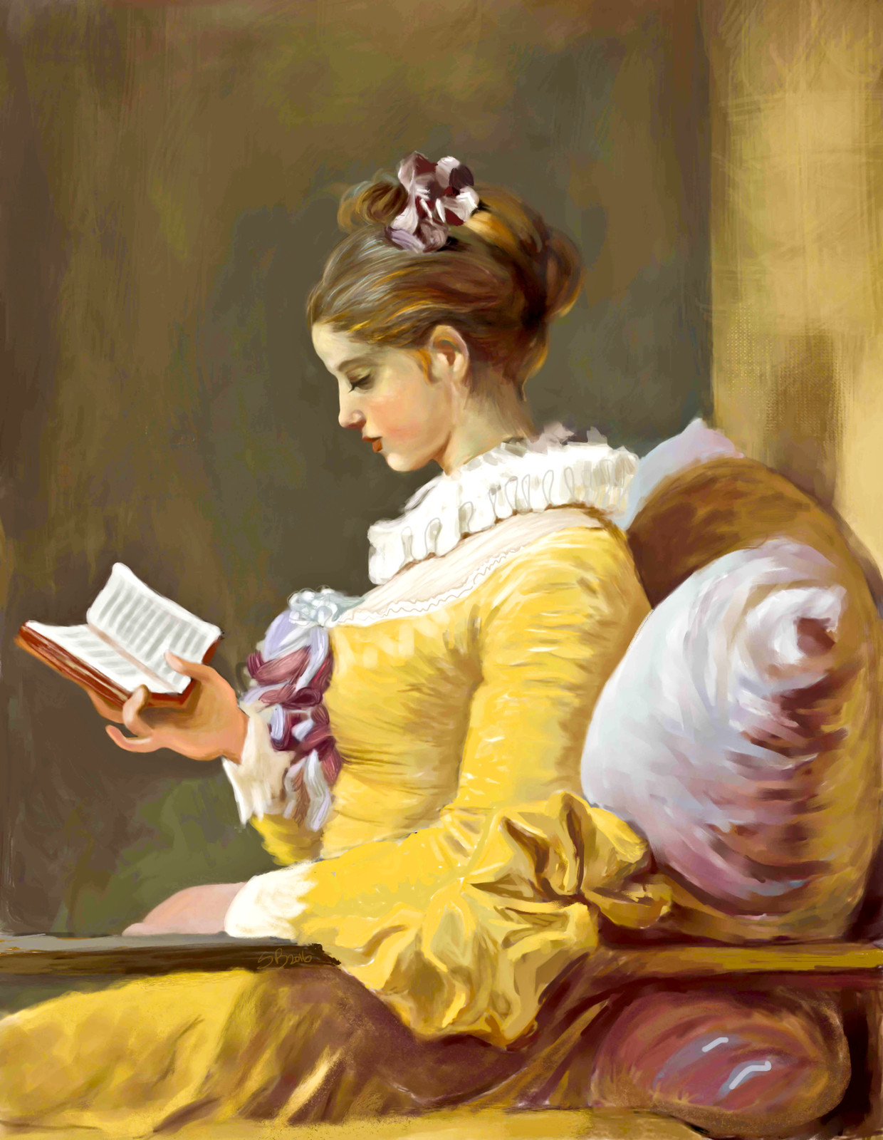 Sonia Bennett - Fragonard - The Reader