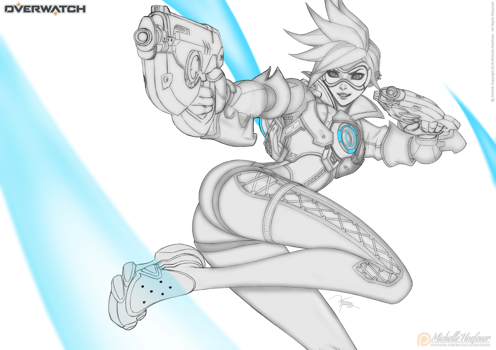 Tracemaker Art Print for Sale by SuperDull  Overwatch drawings,  Overwatch, Overwatch tracer