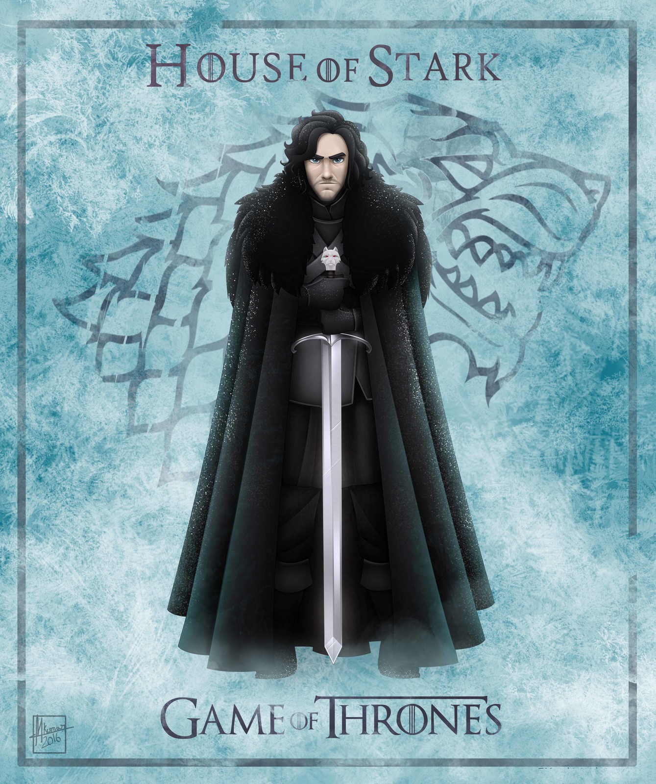 The Wolf- Jon Snow