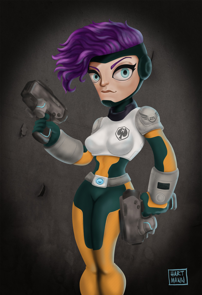 ArtStation - Space Ranger - Sheila