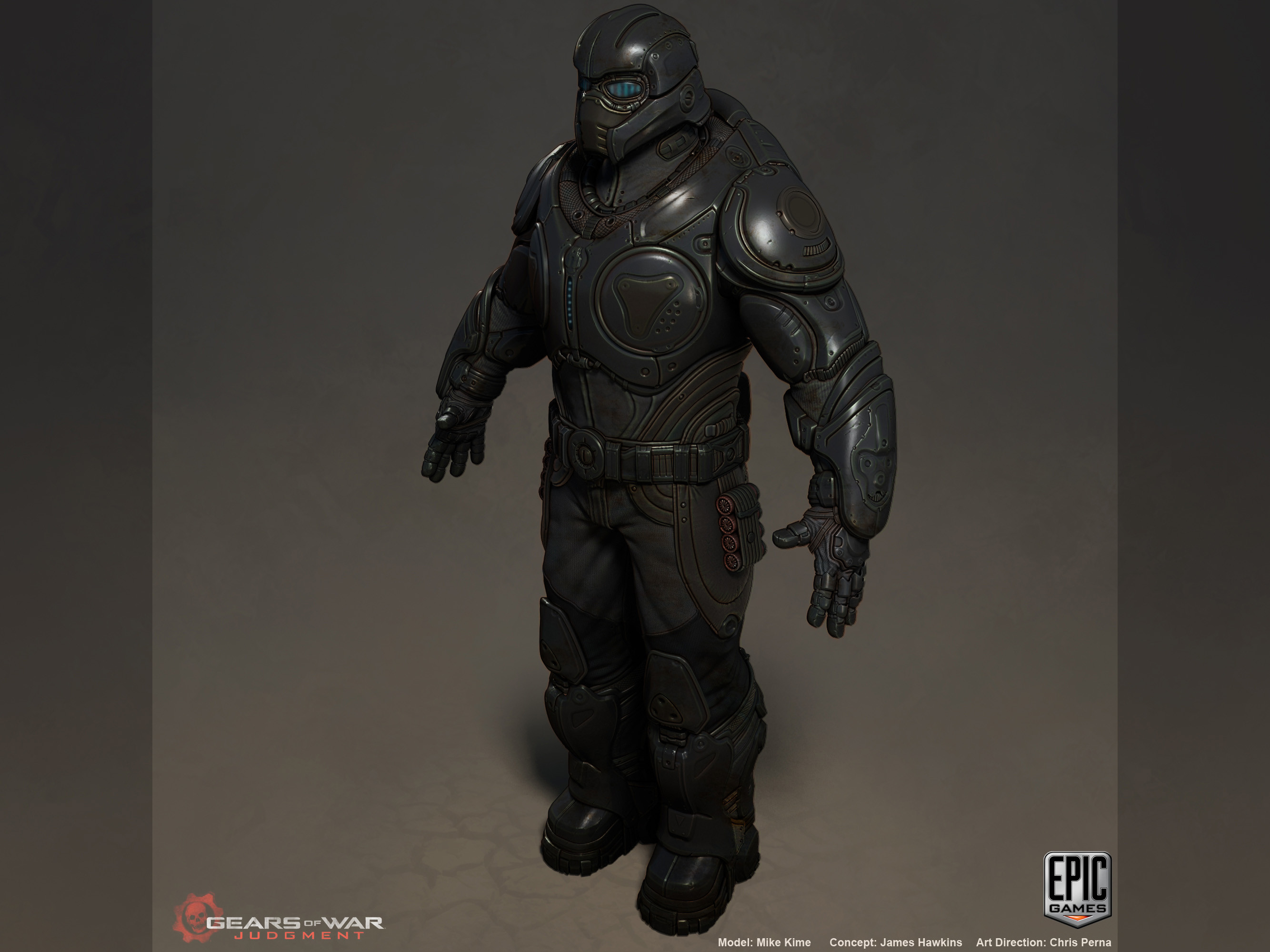 Mike Kime Gears of War Judgement Onyx Guard