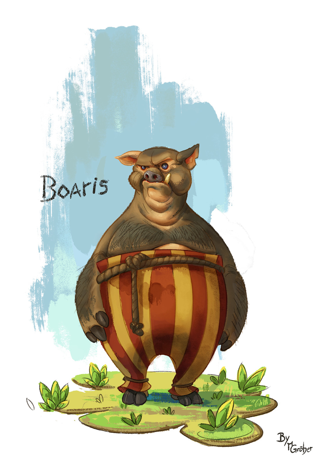 Boaris character painting