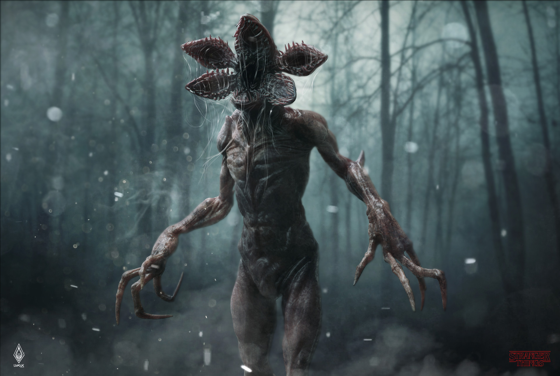 ArtStation Stranger Things Demogorgon
