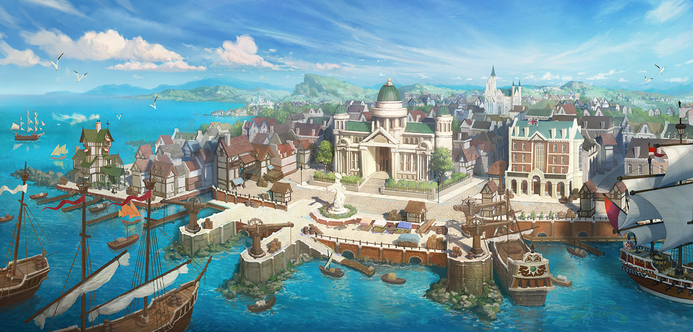 ArtStation "大航海" (over ocean mobile )