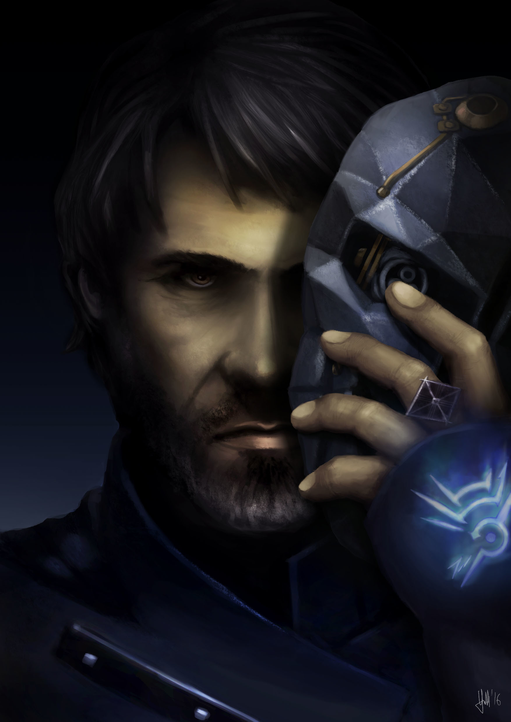 Artstation Dishonored 2 Corvo Yonathan Stefano