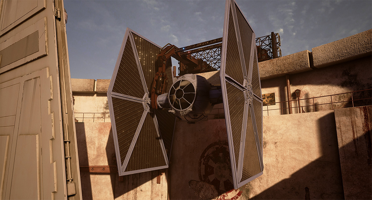 Tie Fighters, clamps and textures. 