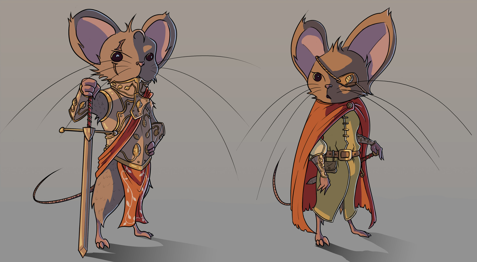 ArtStation Warrior Mice of the Leaf