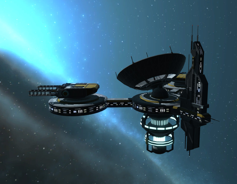 Sector 3D Modular Space Station Kit