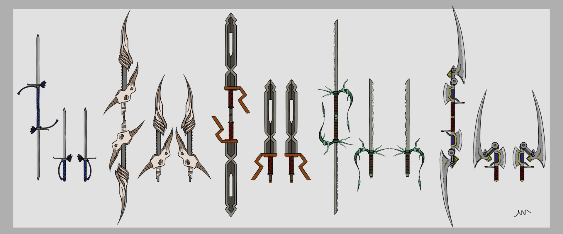 Artstation Honours Project Weapon Design 2 2 Zofia Mchardy