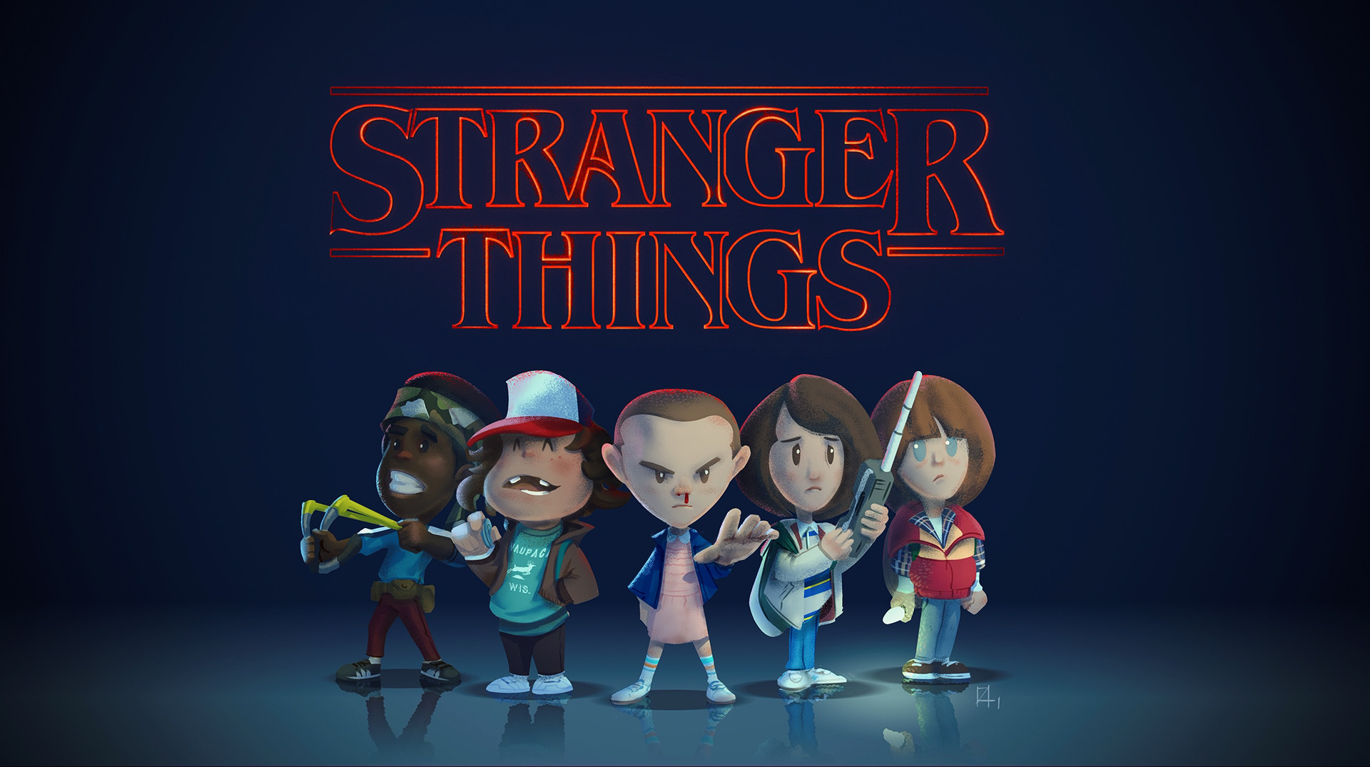 Stranger things outlet doodle