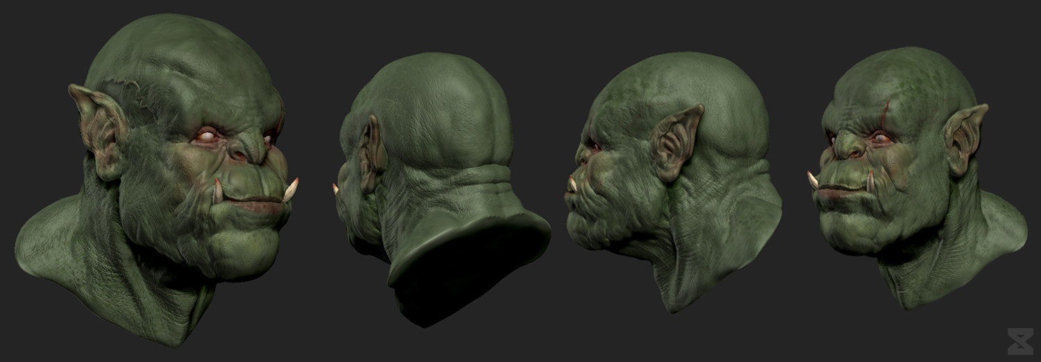 Artstation Orc Demon Jp Tanhua