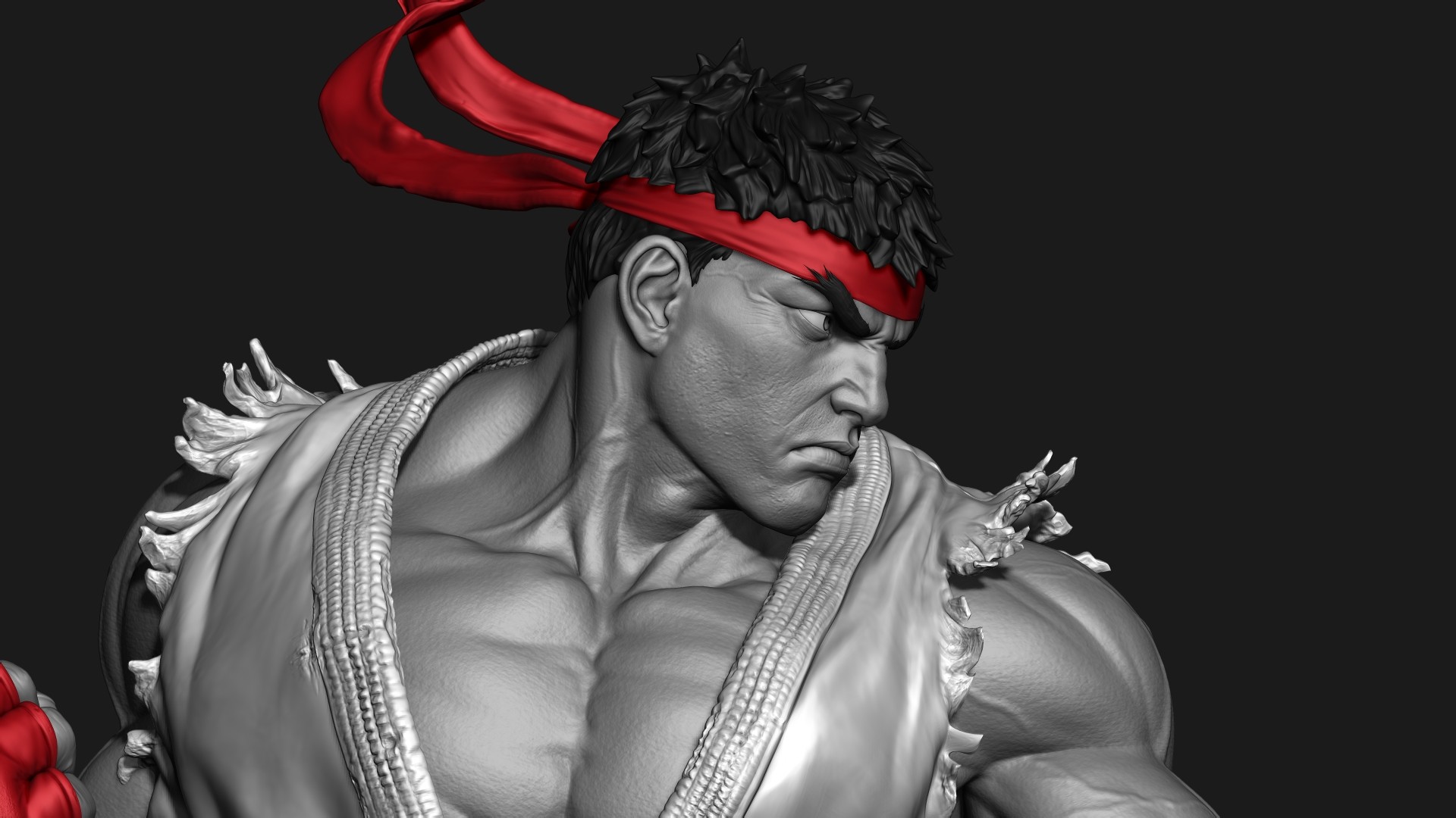 ArtStation - Street Fighter V Ryu Improvement 2020