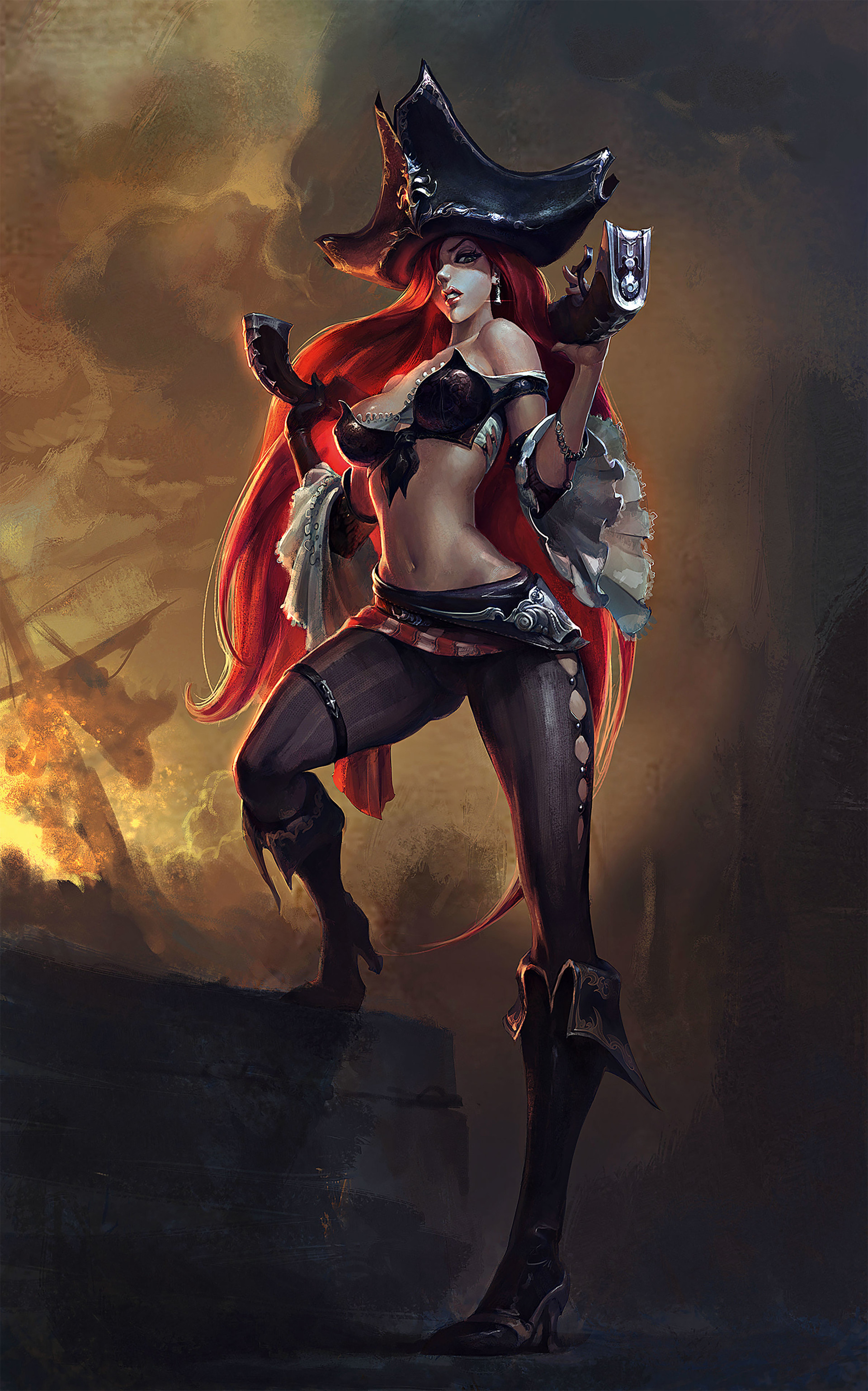 Artstation Miss Fortune Concept Suke