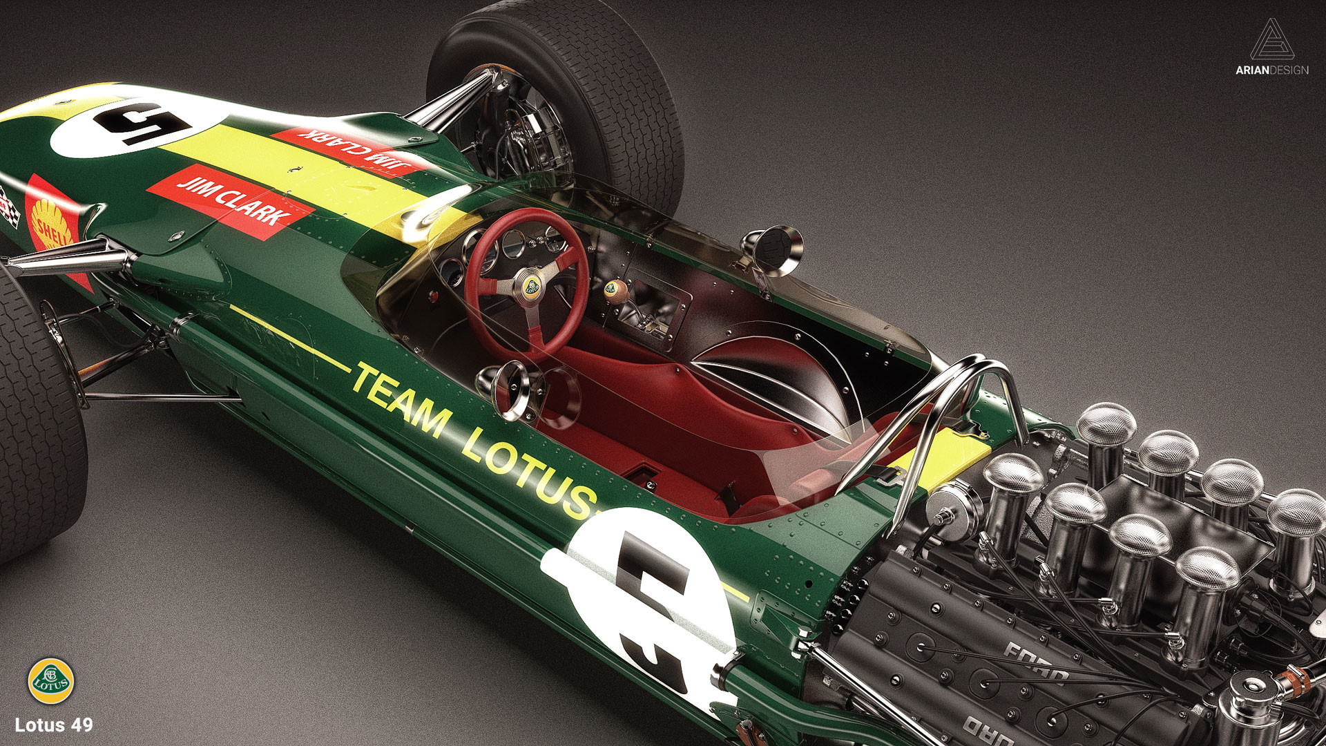 Artstation Lotus 49 Studio Shoots Arian Shamil It was designed around the cosworth dfv engine that would power most of the formula one grid through the 1970s. lotus 49 studio shoots arian shamil