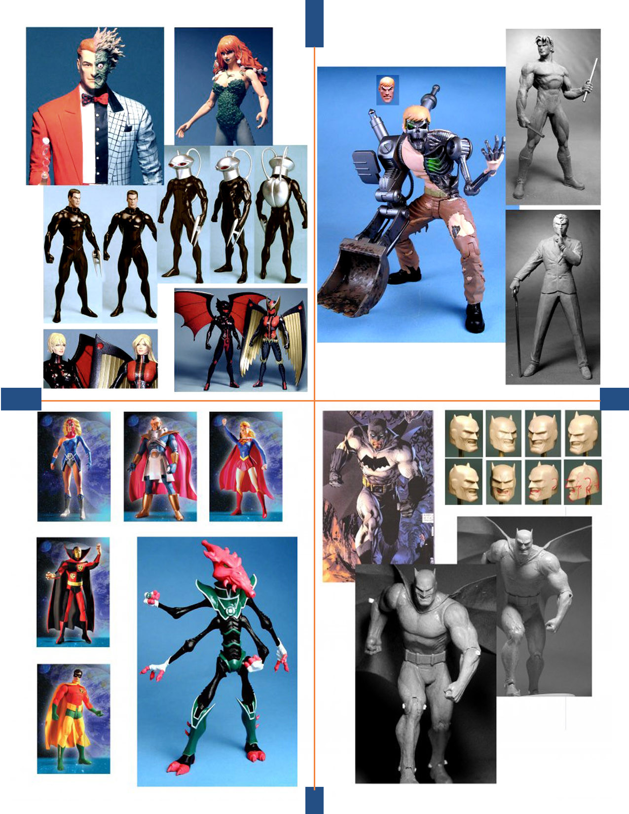 ArtStation - Early DC action figures