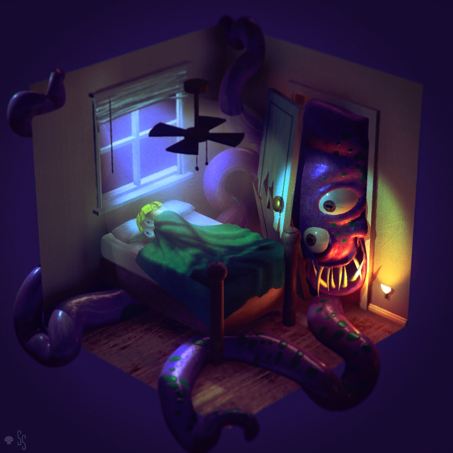 ArtStation - Unity Cube, Horror Room 1/6