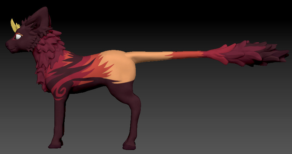 zbrush: side view