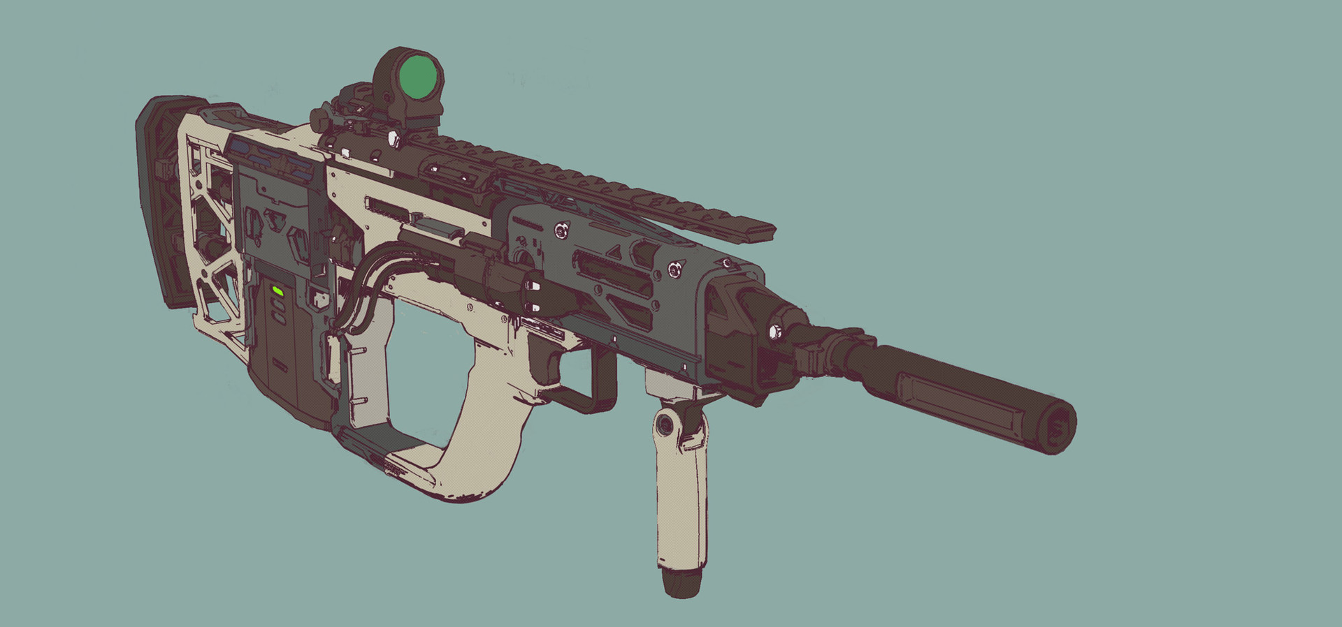 Artstation Gun Run 04 Elijah Mcneal