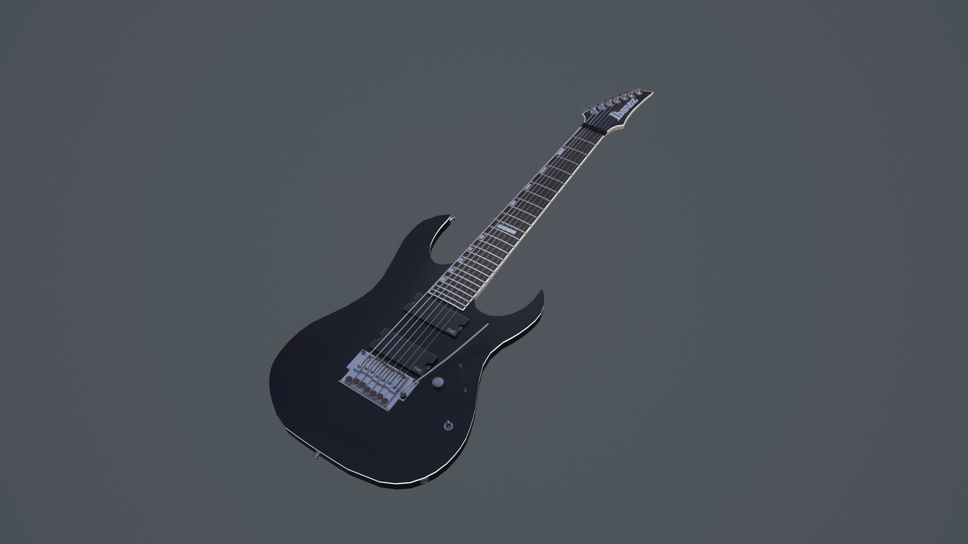 Benoit Hurbourg Ibanez RGIR27E with custom neck paint