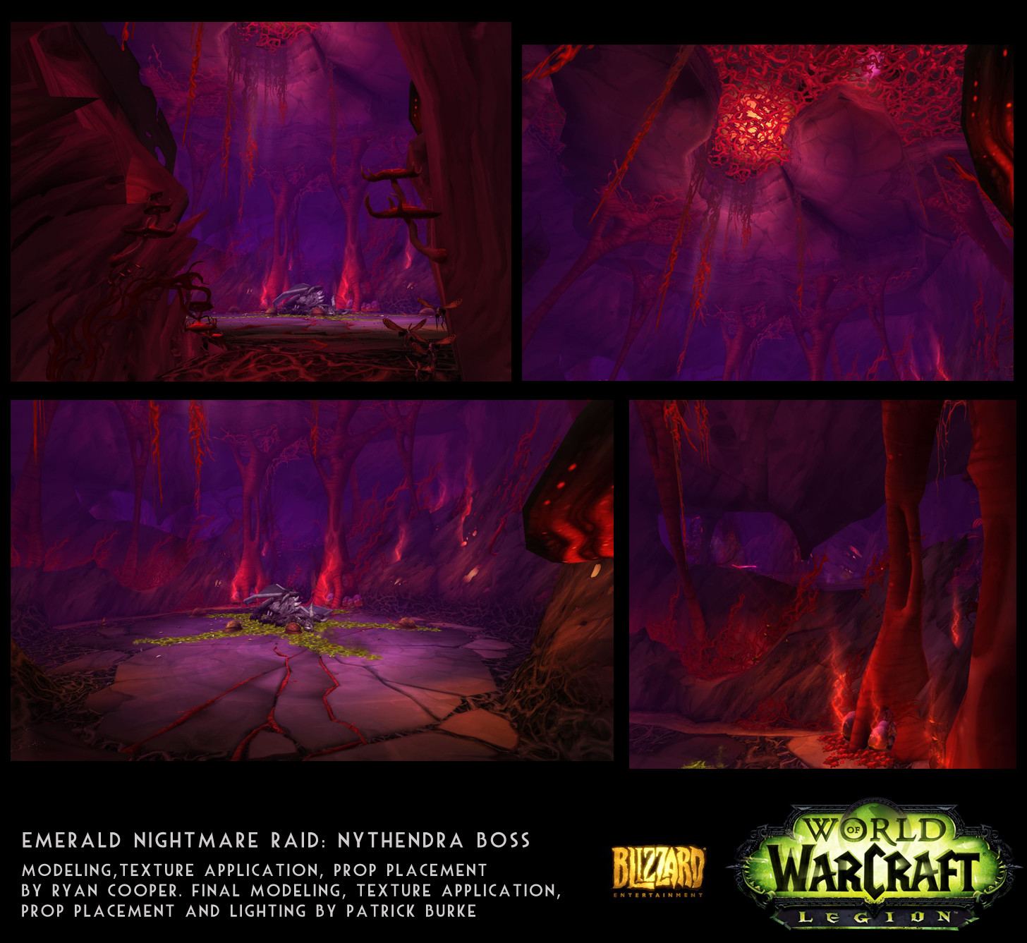 ArtStation World of Warcraft Legion Nightmare Raid