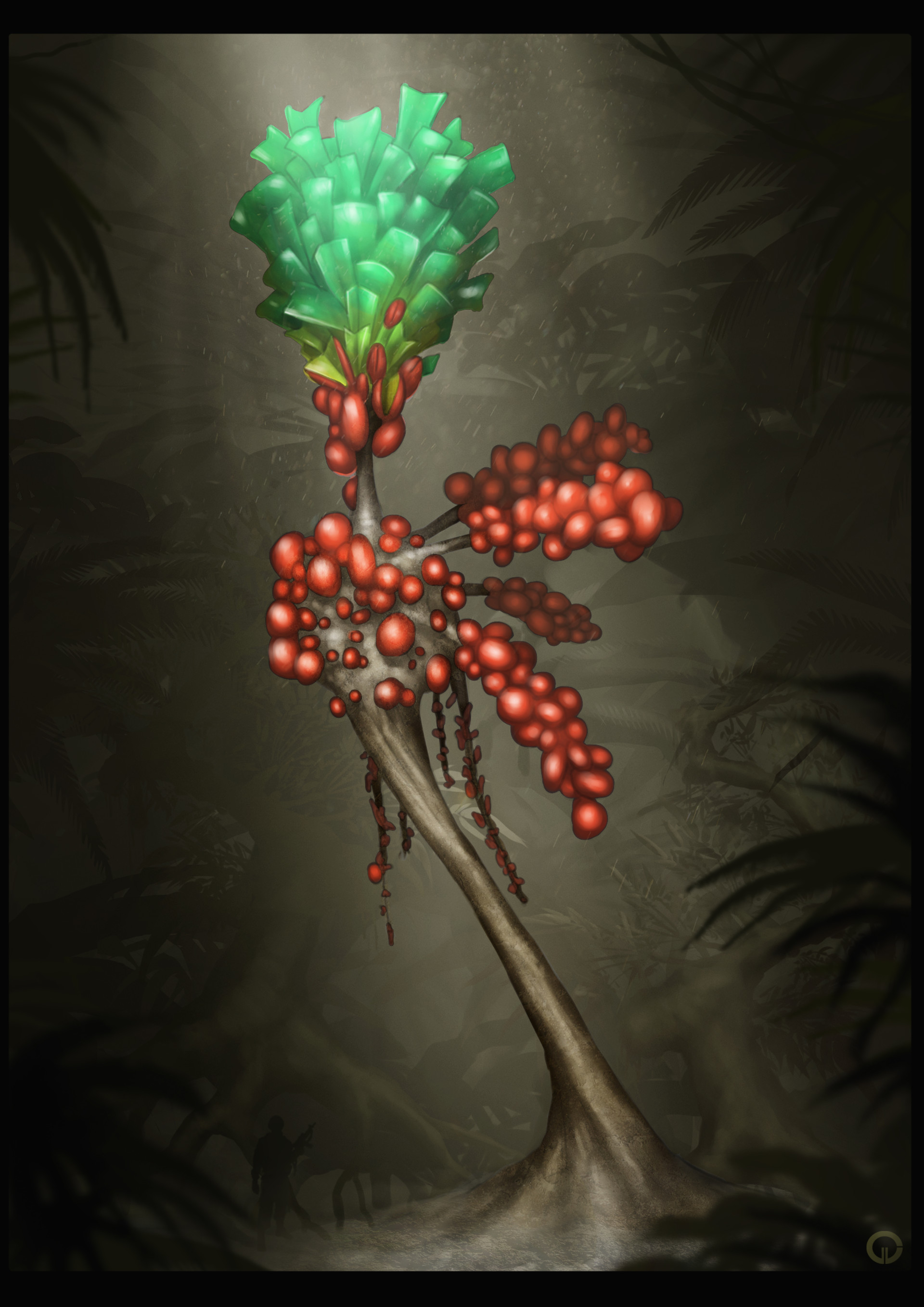 Artstation Alien Plants Concept Gabriele Votta