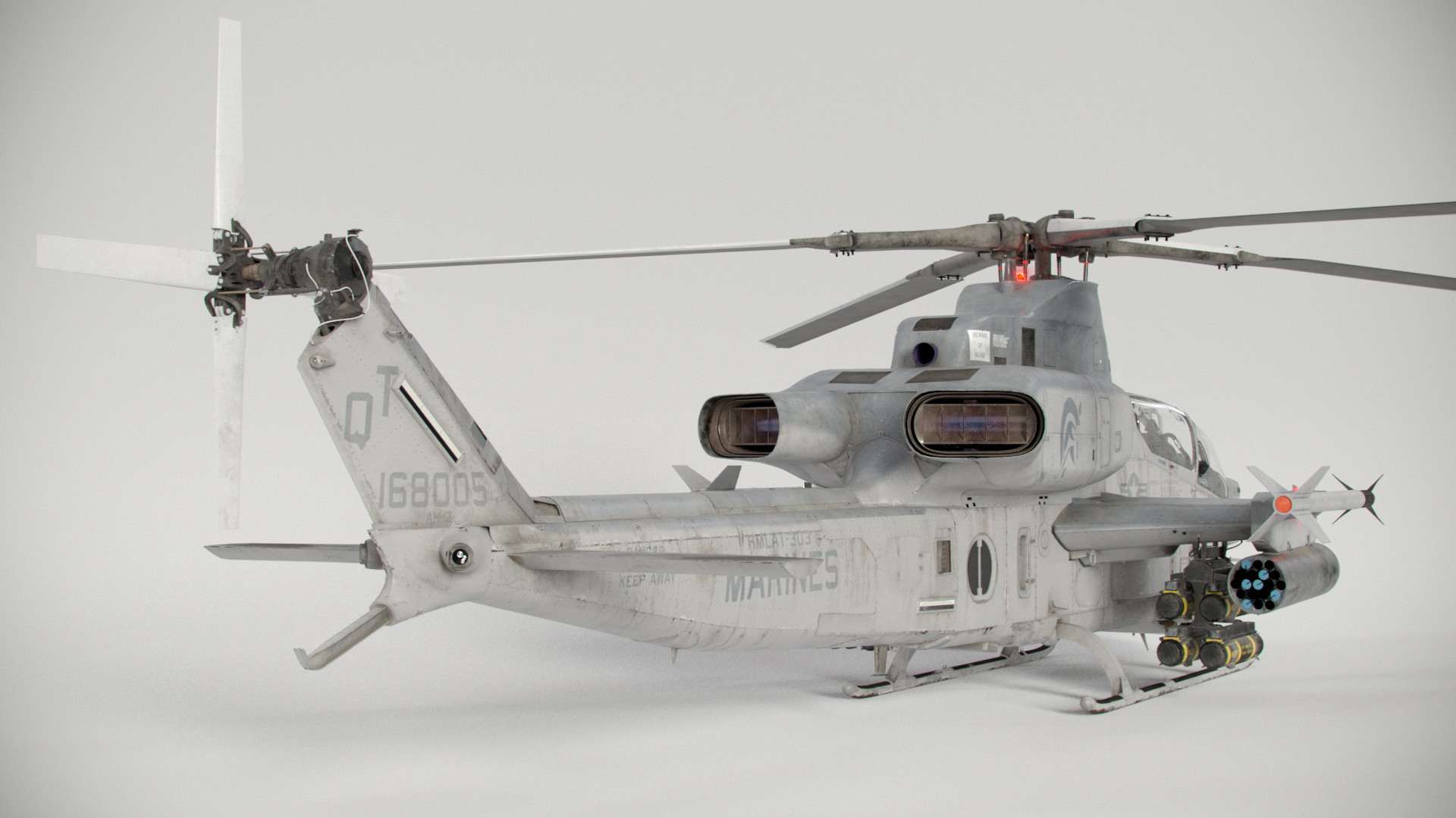 bell ah 1z viper attack helicopter