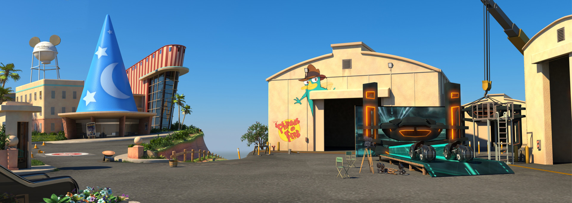 Artstation Animation And Studio Buildings From A Disney Game I