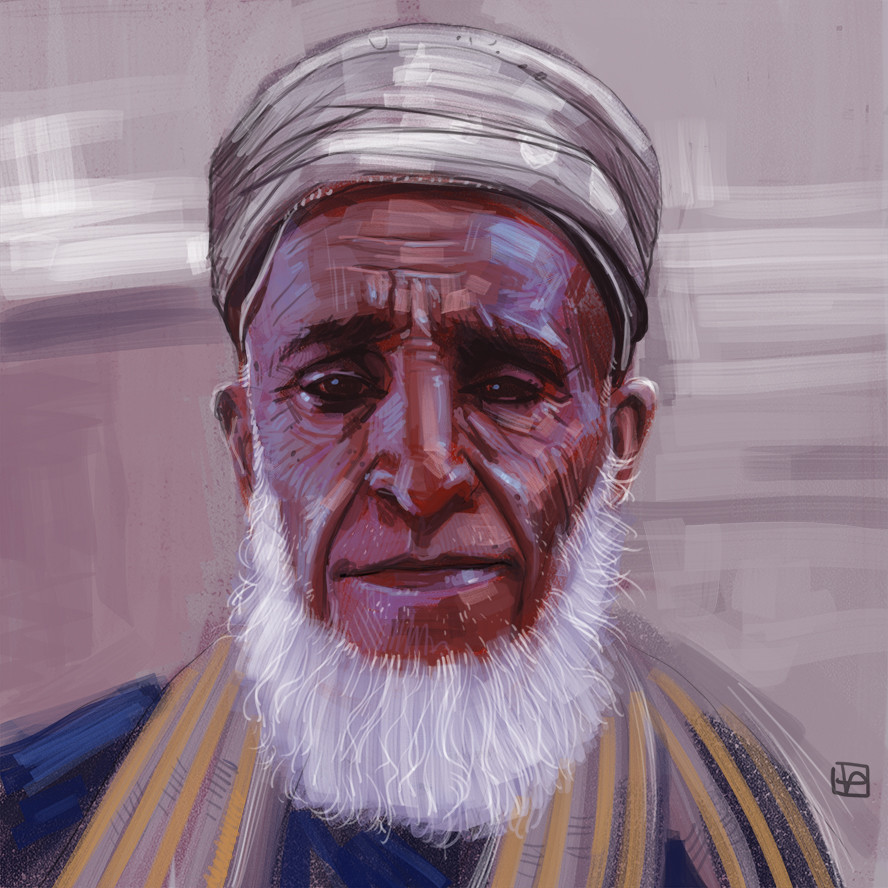 Artstation Arab Oldman Ehsan Taheri